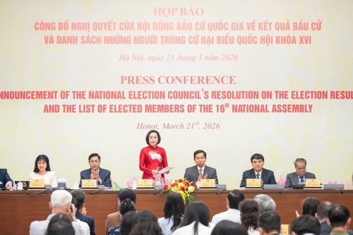 Công bố 500 người trúng cử đại biểu Quốc hội khóa XVI