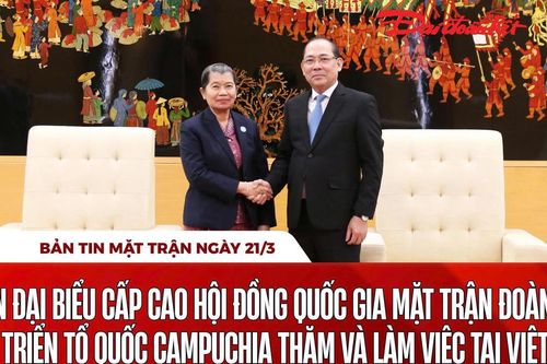 Bản tin Mặt trận sáng 21/3