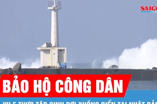 Đại sứ quán Việt Nam bảo hộ công dân trong vụ rơi xuống biển tại Nhật Bản