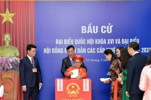 Ngày hội non sông ghi nhận tỷ lệ cử tri tham gia bỏ phiếu đạt 99,70% - cao nhất từ trước đến nay