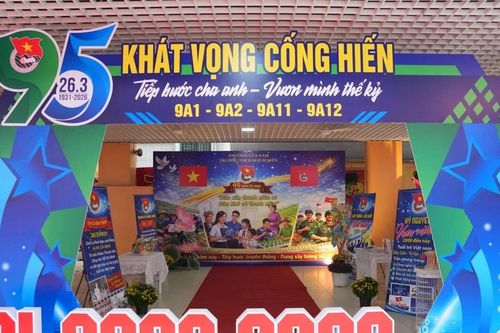 Ngày hội Tiến bước lên Đoàn, lan tỏa nhiệt huyết tuổi trẻ của trường THCS Ngô Sĩ Liên