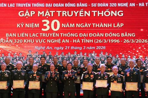 Kỷ niệm 30 năm thành lập Ban liên lạc truyền thống Đại đoàn Đồng Bằng – Sư đoàn 320 khu vực Nghệ An – Hà Tĩnh