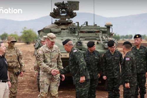 Mỹ bàn giao 17 xe bọc thép Stryker có vũ trang cho quân đội Thái Lan