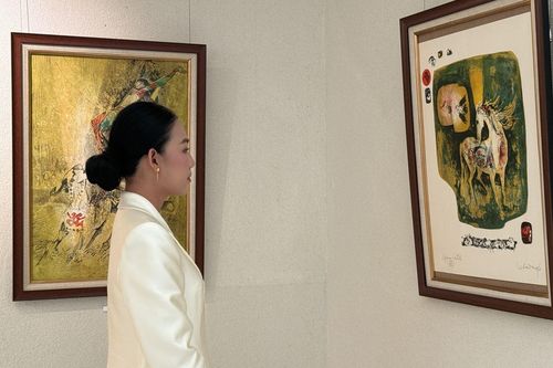 Khám phá hình tượng ngựa qua tranh Lê Bá Đảng