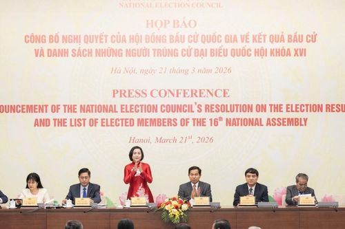 Công bố danh sách trúng cử đại biểu Quốc hội khóa XVI