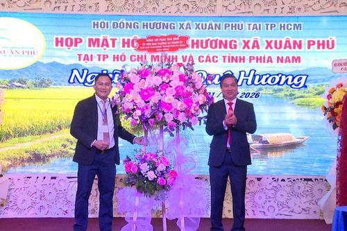 Lãnh đạo thành phố Đà Nẵng gặp mặt đồng hương xã Xuân Phú tại Thành phố Hồ Chí Minh và các tỉnh phía Nam