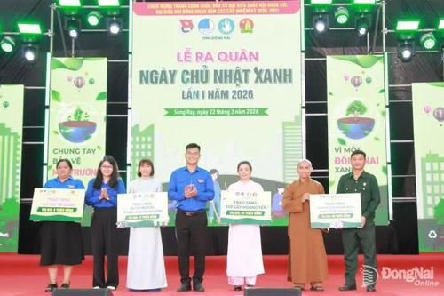 Tỉnh đoàn tổ chức Lễ ra quân Ngày Chủ nhật xanh lần thứ I năm 2026