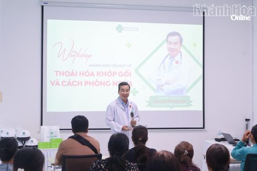 Bệnh viện Đa khoa Sài Gòn Nha Trang tổ chức hội thảo chuyên đề về thoái hóa khớp gối