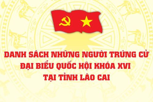 Những người trúng cử đại biểu Quốc hội khóa XVI tại tỉnh Lào Cai