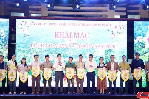 Khai mạc Lễ hội Hoa ban xã Tô Múa năm 2026