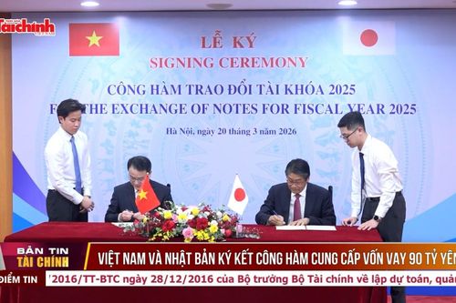 Việt Nam và Nhật Bản ký kết công hàm cung cấp vốn vay 90 tỷ Yên