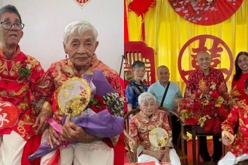 Cụ bà 91 tuổi mới có lần đầu làm cô dâu, kết hôn với chồng 67 tuổi: Câu chuyện tình ở viện dưỡng lão khiến nhiều người lặng đi vì xúc động