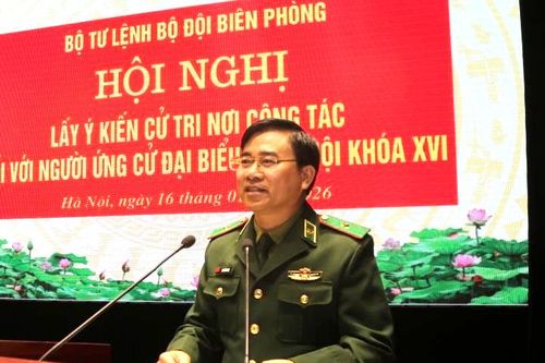 Thiếu tướng Võ Tiến Nghị - Phó Tư lệnh Bộ đội Biên phòng trúng cử ĐBQH khóa XVI