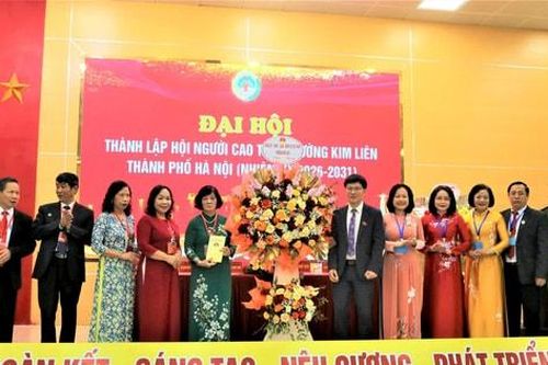 Đại hội thành lập Hội Người cao tuổi phường Kim Liên thành công tốt đẹp