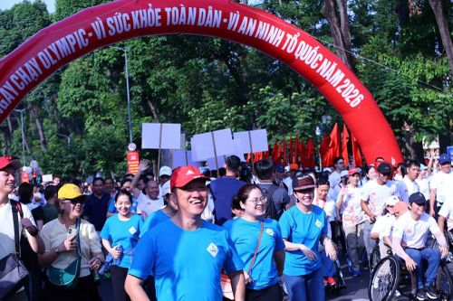 Sôi động Ngày chạy Olympic Vì sức khỏe toàn dân tại TP.HCM