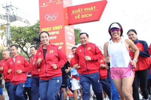 Gần 38.500 người tại Đà Nẵng lan tỏa khí thế rèn luyện thể lực tại Ngày chạy Olympic 2026