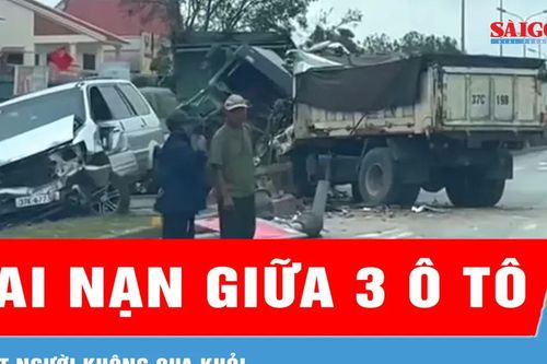 Tai nạn giữa 3 ô tô trên quốc lộ 1A, một người tử vong