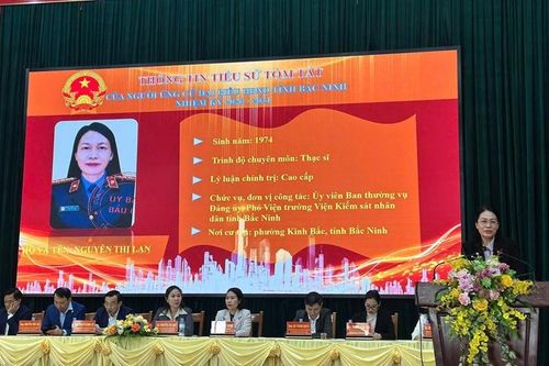 Phó Viện trưởng VKSND tỉnh Bắc Ninh trúng cử đại biểu HĐND tỉnh Bắc Ninh khóa XX, nhiệm kỳ 2026-2031