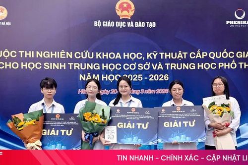 Hà Tĩnh giành 3 giải tại Cuộc thi Nghiên cứu KHKT cấp quốc gia