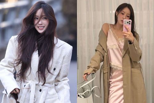 Hyomin (T-ara) tự tin diện váy ngủ ra sân bay
