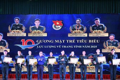 Tuyên dương 10 gương mặt trẻ tiêu biểu lực lượng vũ trang tỉnh Gia Lai 2025