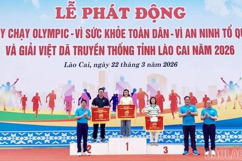 Tổng kết, trao giải Việt dã truyền thống tỉnh Lào Cai năm 2026