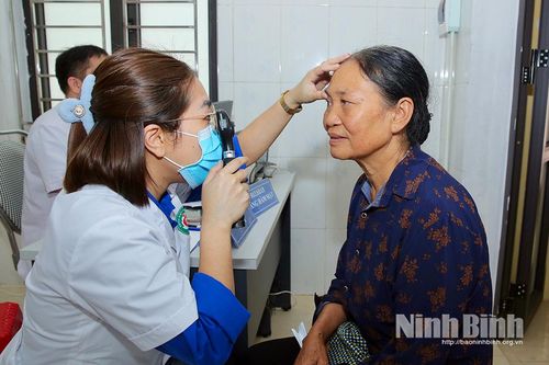 Tổ chức chương trình khám bệnh tình nguyện, cấp thuốc miễn phí tại xã Gia Vân