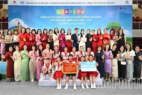 Phú Thọ dẫn đầu tại Chung kết cấp quốc gia 'Giao lưu giáo dục kỹ năng tham gia giao thông an toàn cấp tiểu học '