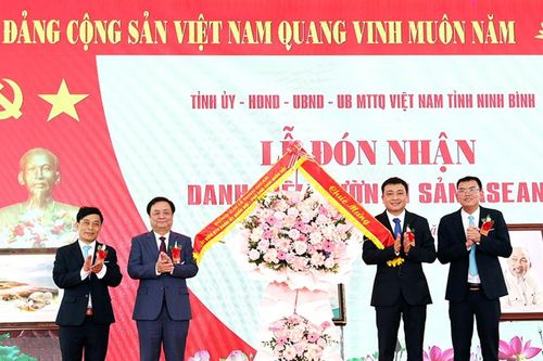 Phó Chủ tịch Quốc hội Lê Minh Hoan dự Lễ đón nhận danh hiệu Vườn di sản ASEAN của Vườn quốc gia Xuân Thủy