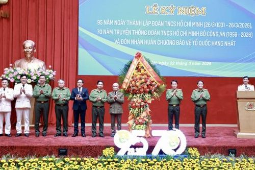 Trang trọng kỷ niệm 70 năm truyền thống Đoàn TNCS Hồ Chí Minh Bộ Công an