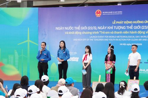 Hành động vì nước sạch, không khí xanh, tương lai phát triển bền vững