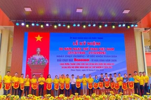 Phúc Thịnh sôi nổi kỷ niệm 80 năm Ngày Thể thao Việt Nam