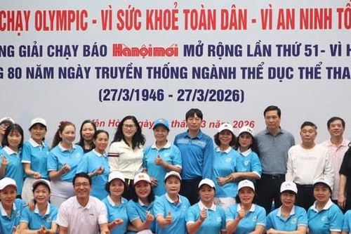 Phường Yên Hòa phát động Ngày chạy Olympic vì sức khỏe toàn dân năm 2026