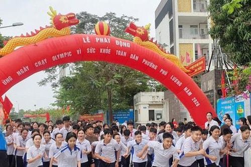 Phú Lương phát động Ngày chạy Olympic vì sức khỏe toàn dân 2026