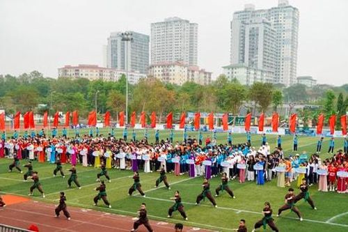 Hơn 700 vận động viên hưởng ứng Ngày chạy Olympic vì sức khỏe toàn dân tại Phường Hoàng Liệt