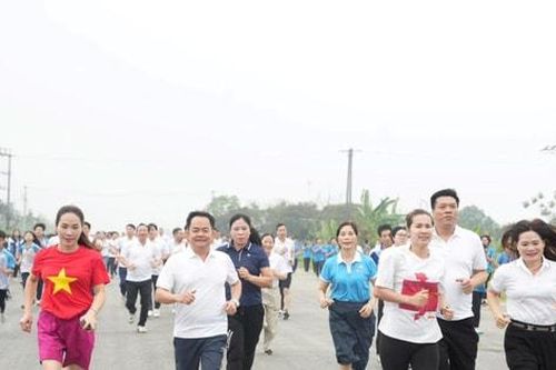 Ngày chạy Olympic xã Hưng Đạo năm 2026 diễn ra sôi nổi