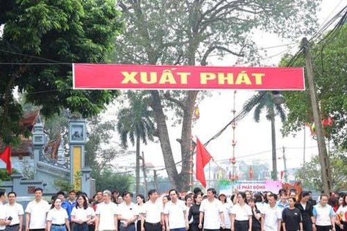Sôi nổi Ngày chạy Olympic tại xã Phú Nghĩa
