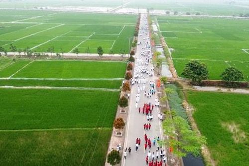 Xã Hồng Sơn tổ chức Ngày chạy Olympic