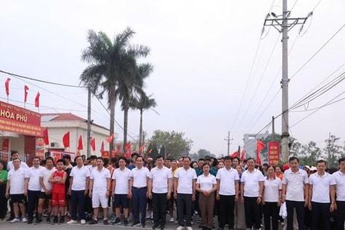 Xã Hòa Phú: Nhiều hoạt động thể thao chào mừng thành công bầu cử