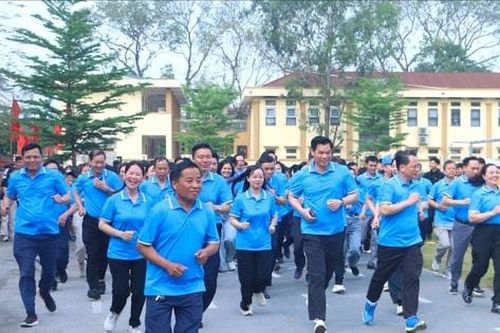 Sôi nổi Ngày chạy Olympic vì sức khỏe toàn dân năm 2026 tại xã Quảng Bị