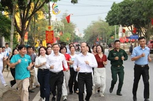Xã Mỹ Đức hưởng ứng Ngày chạy Olympic vì sức khỏe toàn dân năm 2026