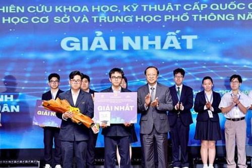 145 dự án đoạt giải thi khoa học, kỹ thuật cấp quốc gia