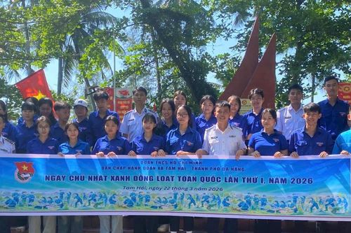Tuổi trẻ Hải đoàn 21 lan tỏa trách nhiệm cộng đồng từ 'Ngày Chủ nhật xanh'