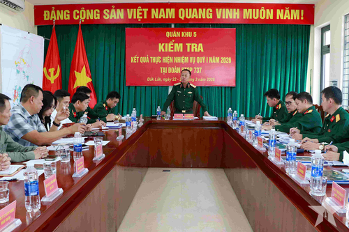 Quân khu 5: Tháo gỡ khó khăn, thúc đẩy các dự án kinh tế - quốc phòng ở vùng biên