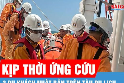 Kịp thời ứng cứu 2 du khách Nhật Bản trên tàu du lịch