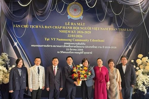 Lễ ra mắt tân Chủ tịch Hội Người Việt Nam toàn Thái: Tăng cường đoàn kết cộng đồng, thúc đẩy quan hệ Việt Nam-Thái Lan