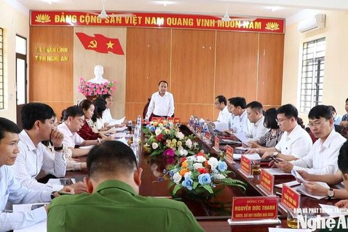 Đoàn giám sát của Ban Thường vụ Tỉnh ủy Nghệ An thông qua dự thảo báo cáo kết quả giám sát tại các xã Thần Lĩnh, Phúc Lộc, Hải Lộc