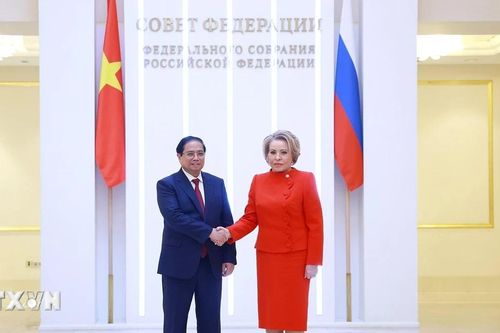 Thủ tướng Phạm Minh Chính hội kiến Chủ tịch Hội đồng Liên bang Nga