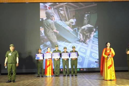 Hội thi 'Lực lượng tham gia bảo vệ an ninh, trật tự ở cơ sở giỏi' cụm thi đua số 2