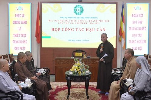 Huế: Công tác chuẩn bị Đại hội đại biểu GHPGVN thành phố lần thứ IX, nhiệm kỳ 2026-2031